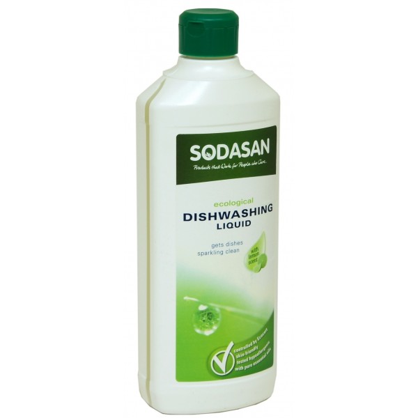 Ecological Dishwashing Liquid – 1 litre - Sodasan - BabyOnline HK